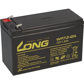 Kung Long WP7,2-12A F2 kompatibel Weidezaun 12V, 7,2 Ah