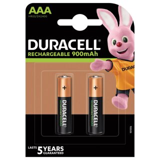 2x Duracell PreCharged AAA Micro Akku 1,2V 900mAh