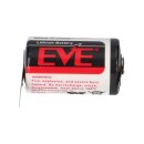EVE Lithium 3,6V Batterie ER14250 1/2 AA Lötfahne U