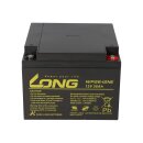 Kung Long WP26-12NE AGM Akku 12V 26Ah – für Weidezaun-Geräte