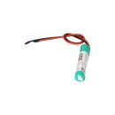 3.6v battery pack for emergency lights 500mAh L1x3 20cm cable