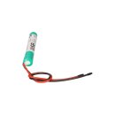 3.6v battery pack for emergency lights 500mAh L1x3 20cm cable