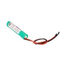 3.6v battery pack for emergency lights 500mAh L1x3 20cm cable