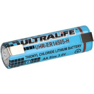 Ultralife Lithium UHR-ER14505-H  LS 14500 14500 SL 760 SL 760 S AA Hochstrom 3,6V 2000mAh U Lötfahne