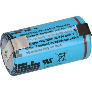 Ultralife Lithium UHR-ER26500-H- LSH 14 C Rundzelle Hochstrom 3,6V 6500mAh