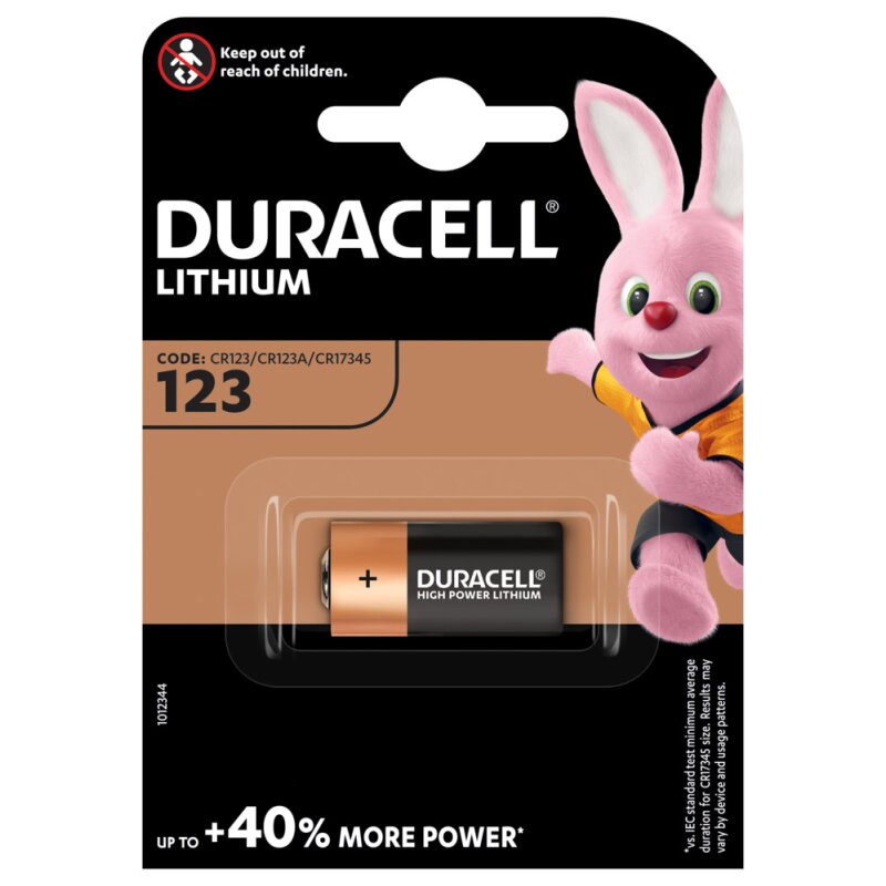 Duracell - Cr123 Fotobatterie Cr-123A Lithium 1400 Mah 3 V 1 St. - Bild 4