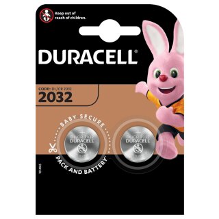 Duracell Batterie Lithium-Knopfzelle CR2032 Lithium 3V