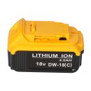 Werkzeugakku 18V 4Ah Li-Ion passend für DeWalt...
