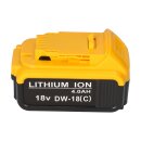 Werkzeugakku 18V 4Ah Li-Ion passend für DeWalt DCD740 DCB180