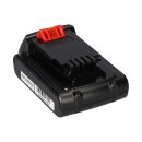 Werkzeugakku 20V 2Ah Li-Ion passend für Black & Decker LBXR20