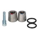 2x Poladapter M5-Innengewinde 5 mm auf DIN-Autopol...