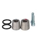 2x Poladapter M5-Innengewinde 5 mm auf DIN-Autopol – passend für Batterien mit M5-Innengewinde und benötigtem DIN-Rundpol