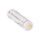 Akku-Zelle 3,7V 650mAh Li-Ion passend für AA Akku mit Micro-USB Anschluss