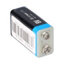 9-Volt-Lithium-Akku 1000mAh mit Micro-USB