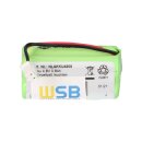 4,8V 800mAh AAA Ni-MH F2x2 Notleuchten Akkupack Kabel und...