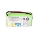 Notleuchten-Akku 4,8V 800mAh NiMH F2x2 AAA / Micro