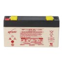 Enersys genesis np1.2-6 6v 1.2Ah 4.8mm faston agm battery pack