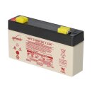 EnerSys Genesis NP1.2-6 AGM-Bleiakku 6V 1,2Ah – Faston 4,8 mm