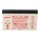 EnerSys Genesis NP2-12 AGM-Bleiakku 12V 2Ah – Faston 4,8 mm