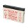 EnerSys Genesis NP2-12 AGM-Bleiakku 12V 2Ah – Faston 4,8 mm
