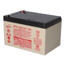 Genesis np12-12wt 12v 12Ah faston 6.3mm agm lead acid battery