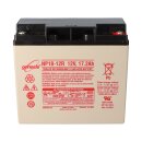 Genesis np18-12r 12v 18Ah m5 flat pole agm lead acid battery