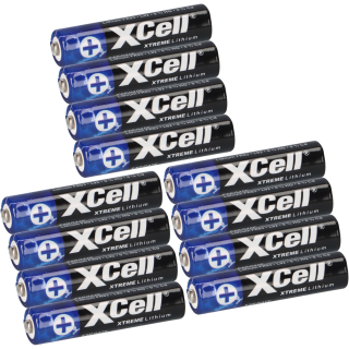 12x XTREME Lithium Batterie AAA Micro FR03 L92 XCell 4er Blister