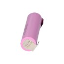 Samsung ICR 18650 26MJ 2600 mAh 3,6 Volt m. Lötfahne U 5 Stück
