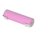 Samsung ICR 18650 26MJ 2600 mAh 3,6 Volt m. Lötfahne U 5 Stück