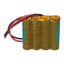 Emergency lighting battery 4.8v 4.0Ah series cable lead f41nimh4000