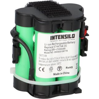 INTENSILO Akku kompatibel Gardena R40Li 18V 2500mAh LiIon