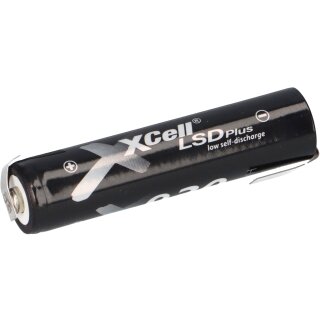 XCell Micro Akku LSD Plus Ni-MH 1,2V 930 mAh Z Lötfahne low self-discharge