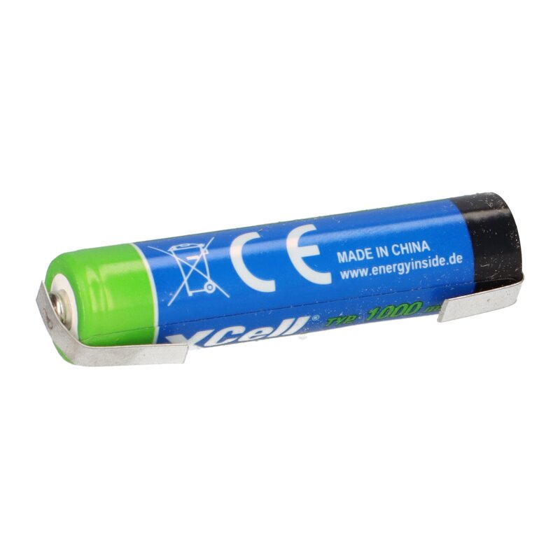 Batterie Rechargeable Micro AAA Ni-MH 1.2V 1000mAh - Faible Auto-décharge, Avec Cosses à Souder, Pour Télécommande Et Jouets