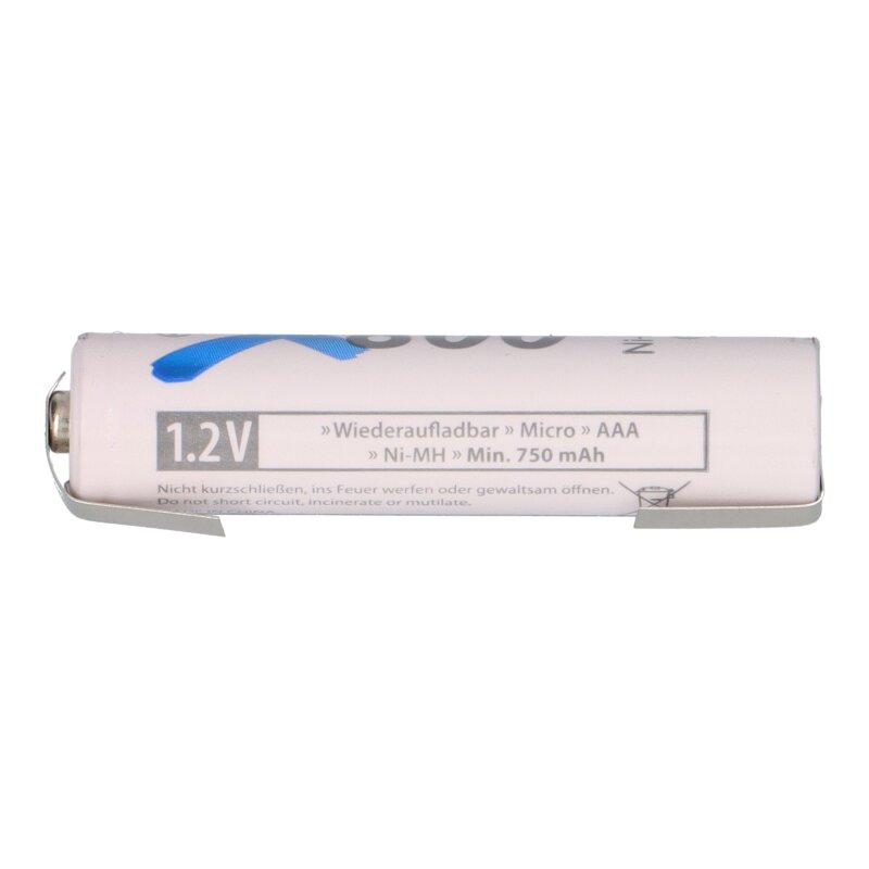 AAA Micro Akku Ni-MH 1,2V 800mAh Mit Lötfahne – Wiederaufladbar, Geringe Selbstentladung, Für Fernbedienung & Spielzeug