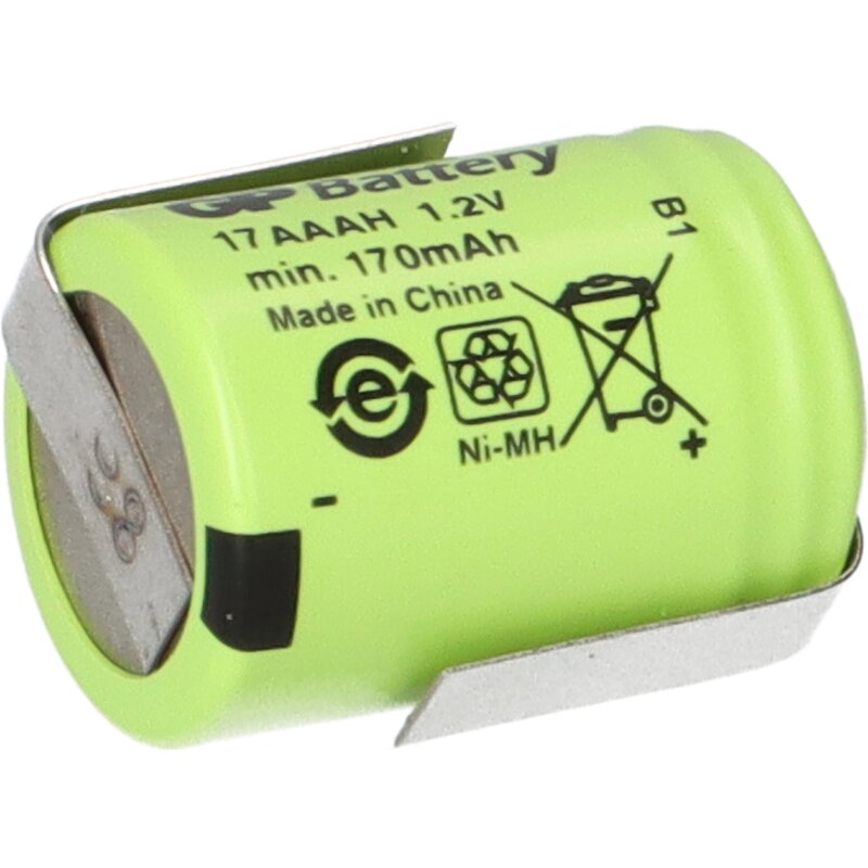 GP 1/3 AAA 1.2V 170mAh Battery 17AAAH NI-MH Micro 1,2Volt Rechargeable Battery E - Foto 3