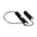 Notleuchtenakku 6V 2500mAh NiMH Sub-C | L1x3+L1x2