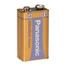 2x Panasonic 9V Block Alkaline Power 9V Batterie Blister