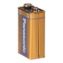 6x Panasonic 9V Block Alkaline Power 9V Batterie Blister