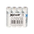 4x XCell Micro AAA Akku Ni-MH 1,2V 1150mAh