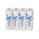 4x XCell Mignon AA Akku Ni-MH 1,2V 2900mAh