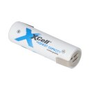 XCell Mignon aa battery Ni-MH 1.2v 2900mAh z solder tag