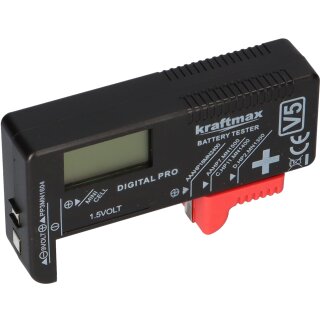 Kraftmax Batterietester mit LCD-Display