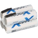 Akkupack 4,8V 2900mAh F2x2 Zelle AA LF Z-Form