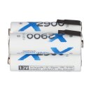 Akkupack 4,8V 2900mAh F2x2 Zelle AA LF Z-Form