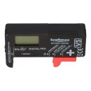 LCD Batterie- & Akkutester für AAA, AA, C, D und 9V
