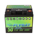 FLYBAT LiFePO4 Akku 12V (12,8V) 50Ah inkl. Bluetooth und CanBus