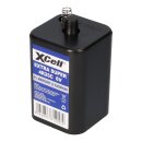 10x XCell 4r25 6v 9500mAh block battery, for flashing lights, construction site lights