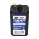 20x XCell 4r25 6v 9500mAh block battery, for flashing lights, construction site lights