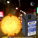100x XCell 4R25 6V 9500mAh Blockbatterie, für...