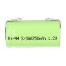 Akku-Zelle 1,2V 750mAh Ni-MH – 2/3AA,...